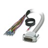 Phoenix Contact Serial Cable Male D-Sub 15-Pin to D-Sub Pin Strip 125V 500mm 25/S 2926438