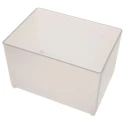 Raaco Transparent Polypropylene Compartment Box 69 mm x 79 mm x 109 mm 119306