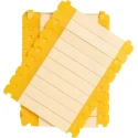 Brady On Yellow Cable Labels 70.99 mm Tape Width, 9 mm Label Length, Compatible with THTTL and PTLTL LC-71X9-B7644-0.1