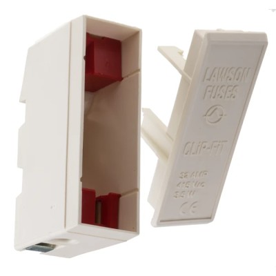 RS PRO 32A Rail Mount Fuse Holder for F1 Fuse, 415V ac 216-5345