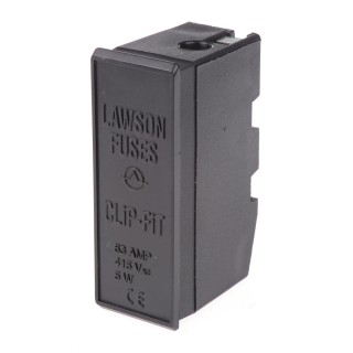 RS PRO 63A Rail Mount Fuse Holder for F2 Compatible Fuse Size, 415V AC 216-5351