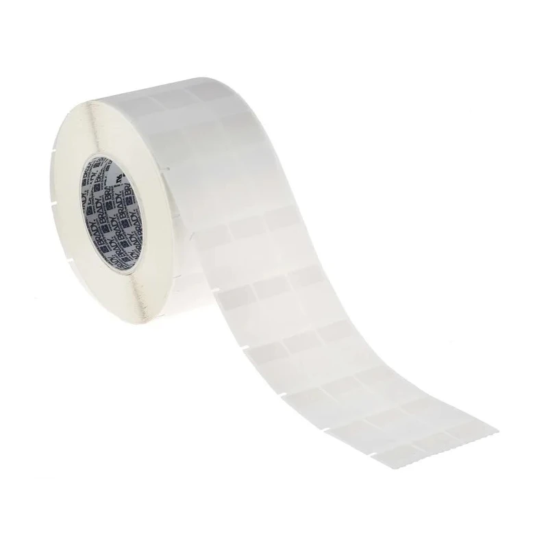 Brady Self Laminating Cable Labels B-427 Series THT-9-427-10, Printable Vinyl, Abrasion Resistant, UL Recognised