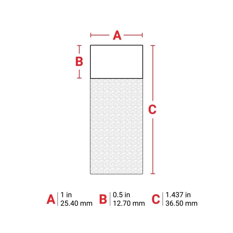 Brady Self Laminating Cable Labels B-427 Series THT-9-427-10, Printable Vinyl, Abrasion Resistant, UL Recognised