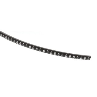 HellermannTyton Helagrip Slide-On Cable Marker, Pre-Printed Legend "0", Polyvinyl Chloride, 5 mm Max Cable Diameter HGDC2-5