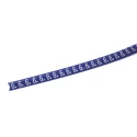 HellermannTyton Helagrip Slide-On Cable Marker, Blue PVC, White Pre-printed "6", 2-5 mm Cable Diameter, UL 94 V-0 HGDC2-5