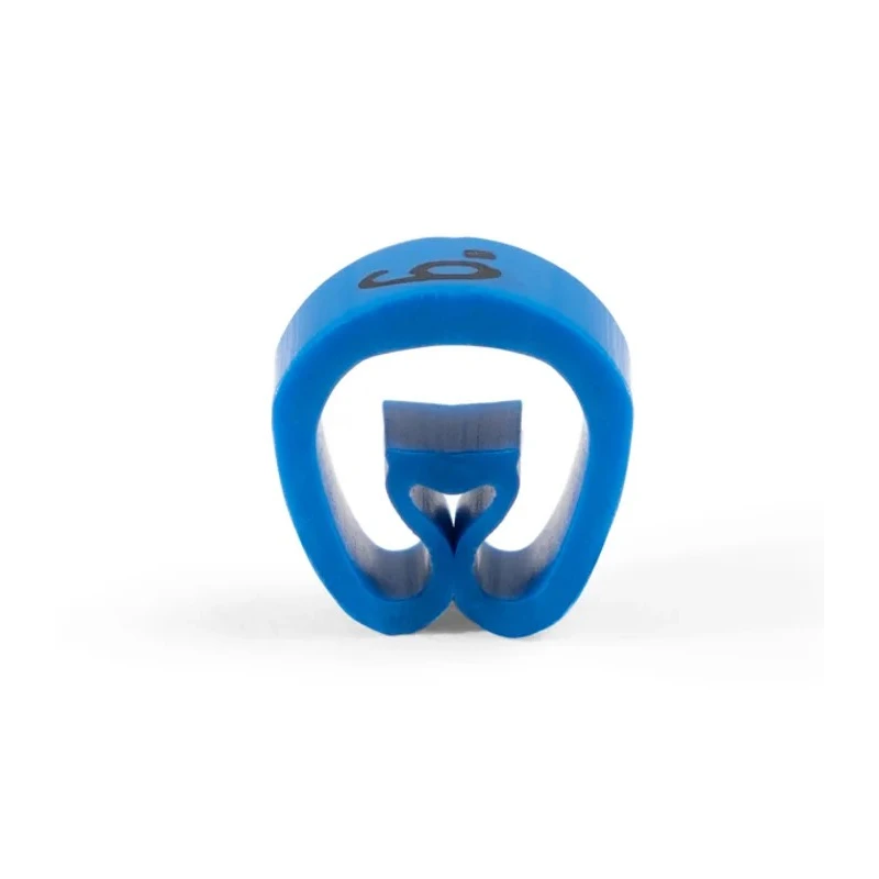 HellermannTyton Helagrip Slide-On Cable Marker, Blue PVC, White Pre-printed "6", 2-5 mm Cable Diameter, UL 94 V-0 HGDC2-5