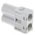 HARTING Heavy Duty Power Connector Module, 70A Current Rating, HAN Modular Series Male, 2 Contacts, 1kV Voltage 09140022641