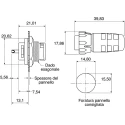 Switchcraft Circular Connector 3 Contacts Cable Mount Socket Male IP68 IP69K EN3 Series EN3C3MX