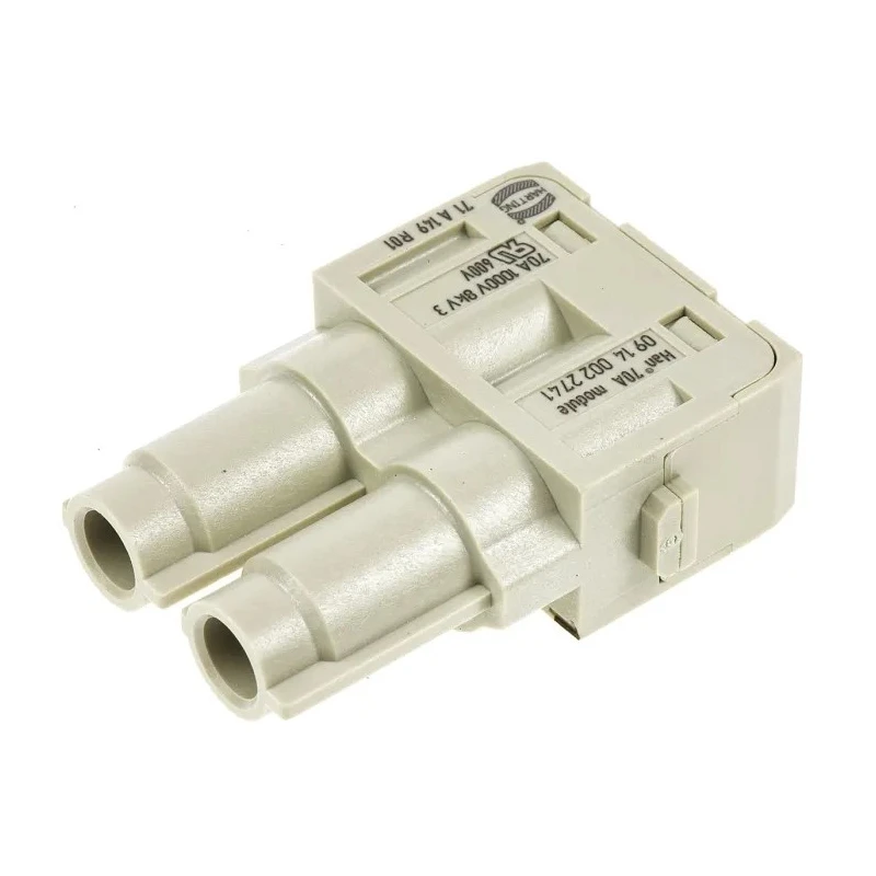 HARTING Heavy Duty Power Connector Module, 70A Current Rating, 1kV Voltage, HAN Modular Series Female, 2 Contacts 09140022741