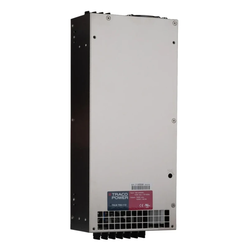 TRACOPOWER 12V DC 750W Power Supply, Chassis Mount, 90-264V AC Input, 62.5A Output TXLN 750-112