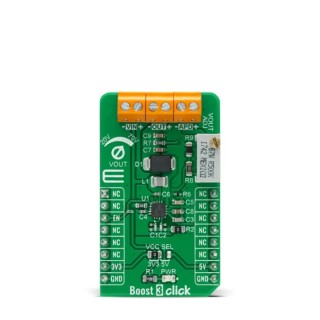 MikroElektronika Boost 3 Click Boost Converter Board for TPS61391 with 700 kHz PWM Step-Up Regulator MIKROE-4287