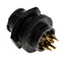 Switchcraft Circular Connector Panel Mount 4 Contacts Socket Female IP68 IP69K Thermoplastic EN3P4FX