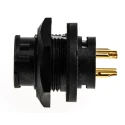 Switchcraft Circular Connector Panel Mount 4 Contacts Socket Female IP68 IP69K Thermoplastic EN3P4FX