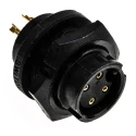 Switchcraft Circular Connector Panel Mount 4 Contacts Socket Female IP68 IP69K Thermoplastic EN3P4FX