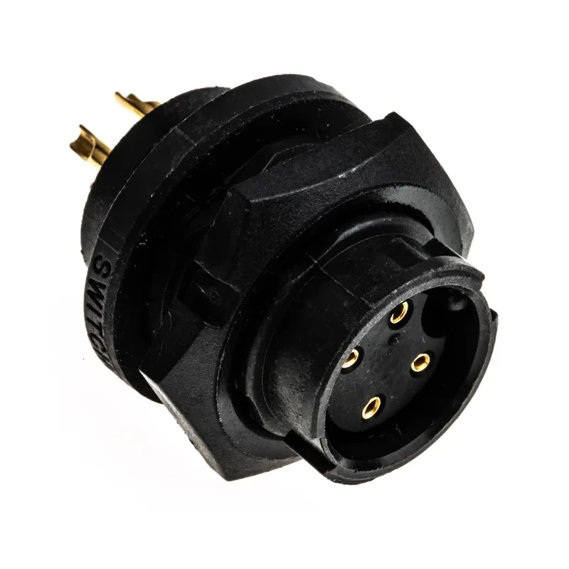 Switchcraft Circular Connector Panel Mount 4 Contacts Socket Female IP68 IP69K Thermoplastic EN3P4FX
