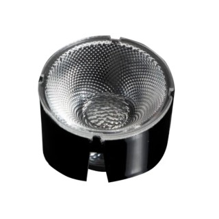 Ledil 1-Way LED Lens Round 49.9mm Diameter 28.1mm Height Polymethyl Methacrylate 60° Viewing Angle CP17403_YASMEEN-50-WW-C