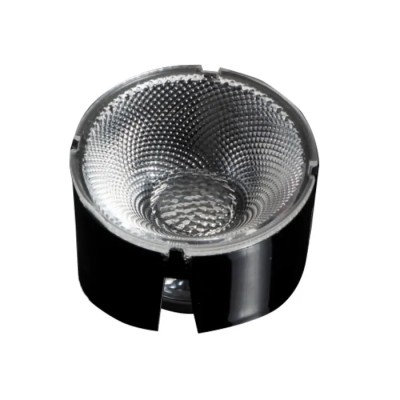 Ledil 1-Way LED Lens Round 49.9mm Diameter 28.1mm Height Polymethyl Methacrylate 60° Viewing Angle CP17403_YASMEEN-50-WW-C