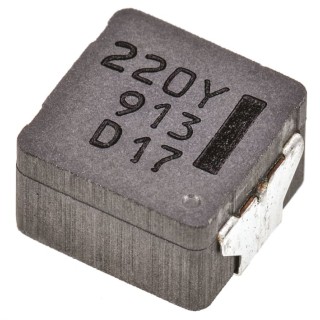 Panasonic 22 μH Shielded Wirewound Surface Mount Inductor with Metal Composite Core 4.8 A Idc ETQP5M