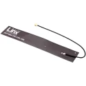 Linx Strip WiFi Antenna 2.4GHz-6GHz 4.6dBi Gain Adhesive Mount with UFL Connector ANT-W63-FPC-UFL-100
