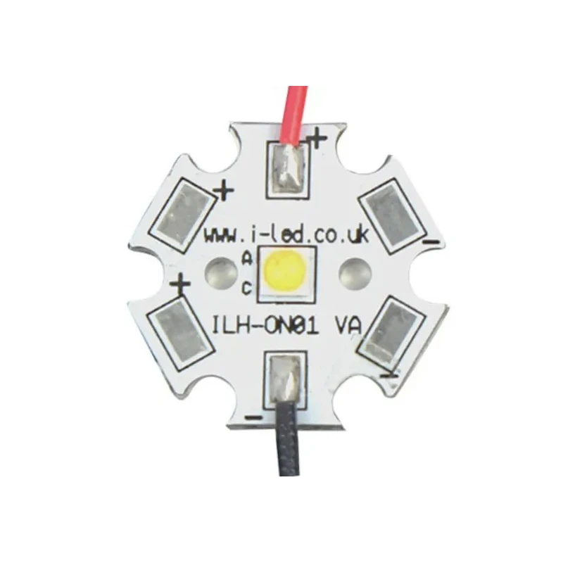 Intelligent LED Solutions OSTAR Projection Compact 1 PowerStar LED Array 1-LED Yellow 3.2V 3W ILH-PC01-CNYL-SC221-WIR200.