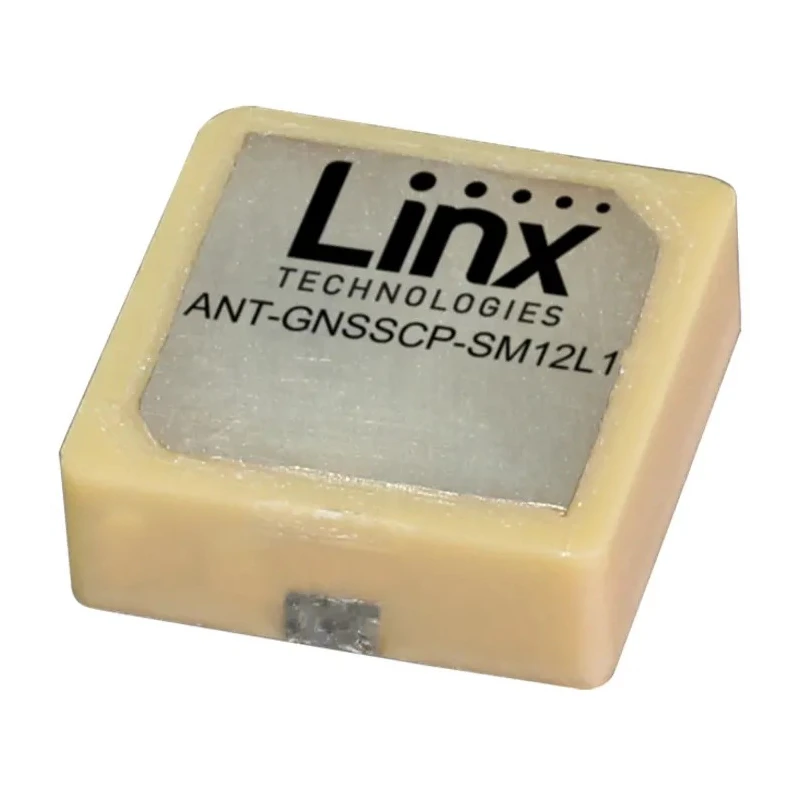 Linx Patch Omni-Directional GPS Antenna with Surface-Mount Solder Connection Connector ANT-GNSSCP-SM12L1