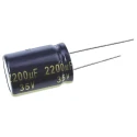Panasonic Aluminium Electrolytic Capacitor, FC Radial Series, 1800μF - 15000μF, 105°C, -55°C to 105°C, 25mm EEUFC1V222S