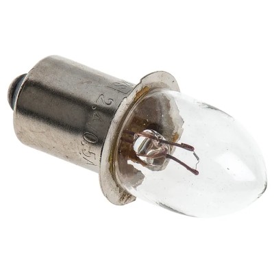 RS PRO P13.5s Indicator Light Clear 2.4V 500mA 15h Lifespan 11mm Diameter 28mm Length 569-767
