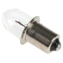 RS PRO P13.5s Indicator Light Clear 2.4V 500mA 15h Lifespan 11mm Diameter 28mm Length 569-767