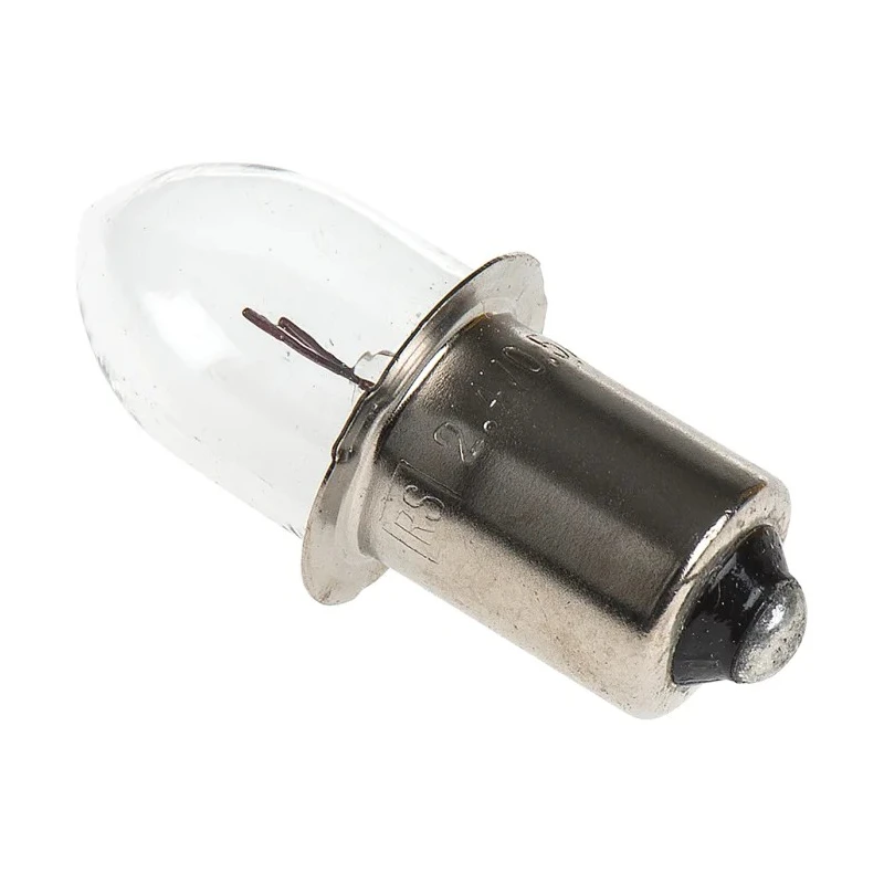 RS PRO P13.5s Indicator Light Clear 2.4V 500mA 15h Lifespan 11mm Diameter 28mm Length 569-767