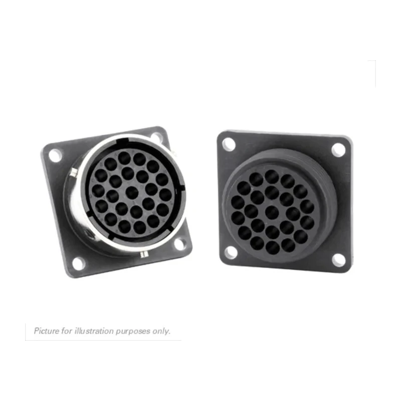 Souriau Sunbank by Eaton UTG Straight 23 Way Flange Connector Male Female Contacts Shell Size 18 Bayonet UTG01823SH