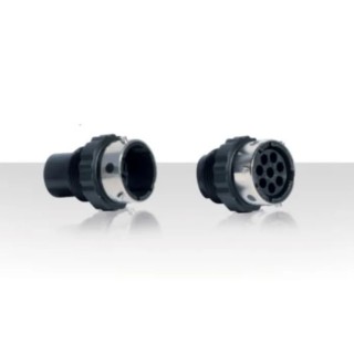 Souriau Sunbank by Eaton Industrial Circular Connector 12 Contacts Free Hanging Socket Male IP65 UTG11412P