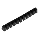 Hammond 1591 Series ABS PCB Card Adapter Enclosure Accessory Black 5 mm x 51 mm x 6 mm 1591Z6