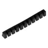Hammond 1591 Series ABS PCB Card Adapter Enclosure Accessory Black 5 mm x 51 mm x 6 mm 1591Z6