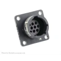 Souriau Sunbank by Eaton UTGX Straight 10 Way Flange Circular Connector Male, Female Contacts, Shell Size 12 UTGX01210P