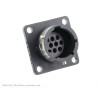 Souriau Sunbank by Eaton UTGX Straight 10 Way Flange Circular Connector Male, Female Contacts, Shell Size 12 UTGX01210P