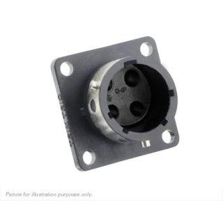 Souriau Sunbank by Eaton UTGX Straight 4 Way Flange Circular Connector Male, Female Contacts, Shell Size 12 UTGX0124P