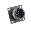 Souriau Sunbank by Eaton UTGX Straight 8 Way Flange Circular Connector Male Grey 500V 10A MIL-DTL-26482 UTGX0128P