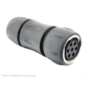 Souriau Sunbank by Eaton Circular Connector 7 Contacts Cable Standard Connector Plug Female IP68 IP69K UTGX UTGX6JC147SSCR