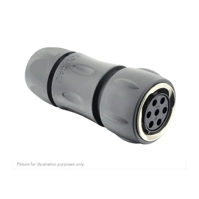 Souriau Sunbank by Eaton Circular Connector 7 Contacts Cable Standard Connector Plug Female IP68 IP69K UTGX UTGX6JC147SSCR
