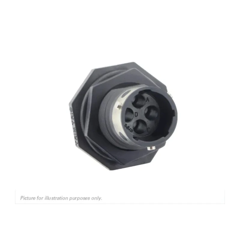 Souriau Sunbank by Eaton Circular Connector, 4 Contacts, Panel Mount, Standard Size, Plug, Male, IP68 IP69K, 150V UTGX7104P