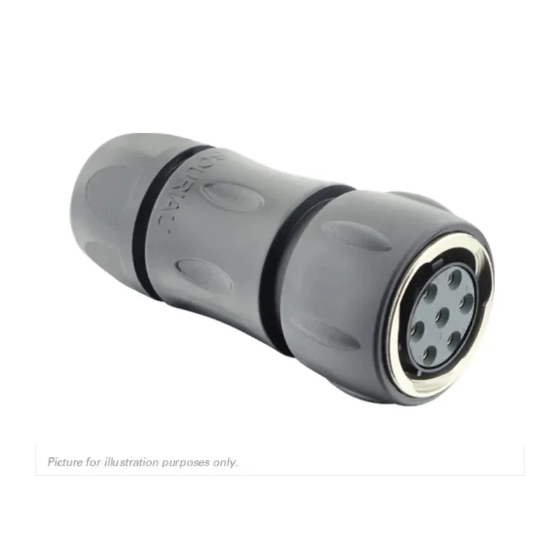 Souriau Sunbank by Eaton Circular Connector 7 Contacts Cable Standard Plug Female IP68 IP69K UTGX6JC14E7S