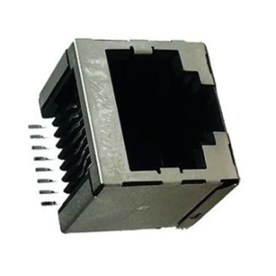 Amphenol Communications Solutions RJE23 Series RJ45 Connector Female PCB Unshielded Vertical 1 Port 8 Way RJE23