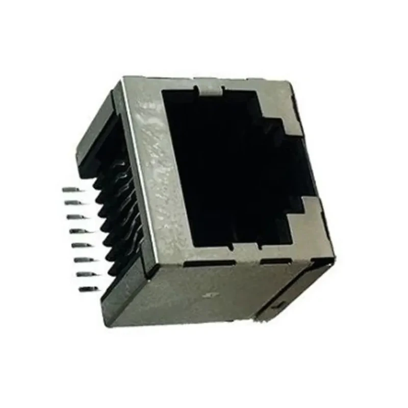 Amphenol Communications Solutions RJE23 Series RJ45 Connector Female PCB Unshielded Vertical 1 Port 8 Way RJE23