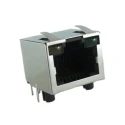 Amphenol Communications Solutions RJHSE Series RJ45 Modular Jack Connector Female Shielded Right Angle 1 Port 8 Way RJHSE5180