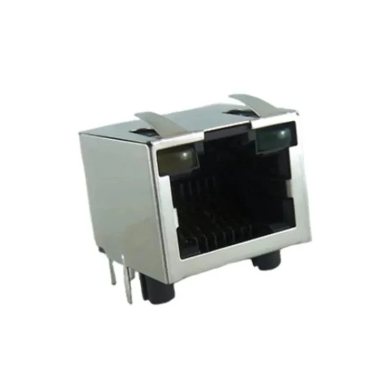 Amphenol Communications Solutions RJHSE Series RJ45 Modular Jack Connector Female Shielded Right Angle 1 Port 8 Way RJHSE5180