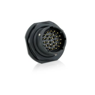 Souriau Sunbank by Eaton Aluminium Straight 3 Way MIL Spec Circular Connector Male Contacts Shell Size 10.07 mm 85107R123P50
