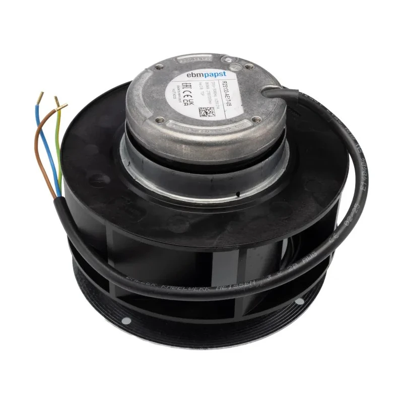 ebm-papst Centrifugal Fan 230V AC 280 m³/h Air Flow 133mm Width 91mm Depth R2S133-AE17-05