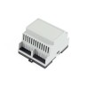 Hammond Polycarbonate DIN Rail Enclosure Series 1597DIN, 90 mm Length, IP20 Rated, UL94-V0 Flammability Rated 1597DIN4GY