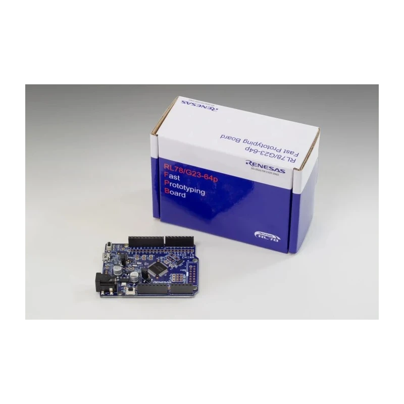 Renesas Electronics Fast Prototyping Board for RL78/G23 16 bit Microcontroller Development Kit RTK7RLG230CLG000BJ