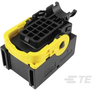 TE Connectivity LEAVYSEAL Fibreglass Reinforced Polybutylene Terephthalate Female 15 Way Housing for Female 1-1534126-1